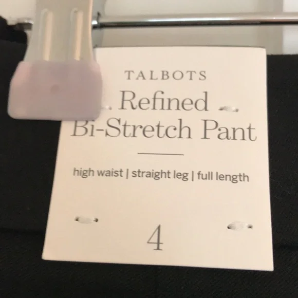 Talbots size 4 black pants - Picture 3 of 6